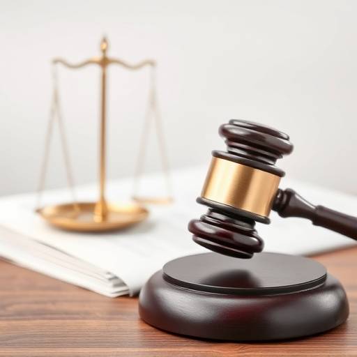 Imagen representativa de un acuerdo legal, con un martillo de juez y documentos